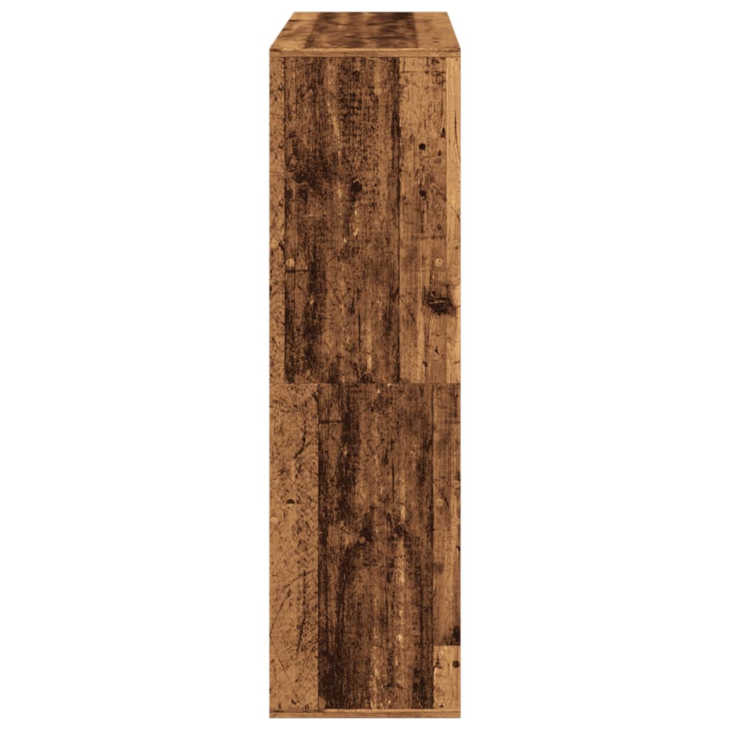 vidaXL Raumteiler Altholz-Optik 100x33x115 cm Holzwerkstoff