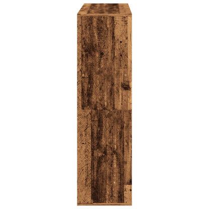 vidaXL Raumteiler Altholz-Optik 100x33x115 cm Holzwerkstoff