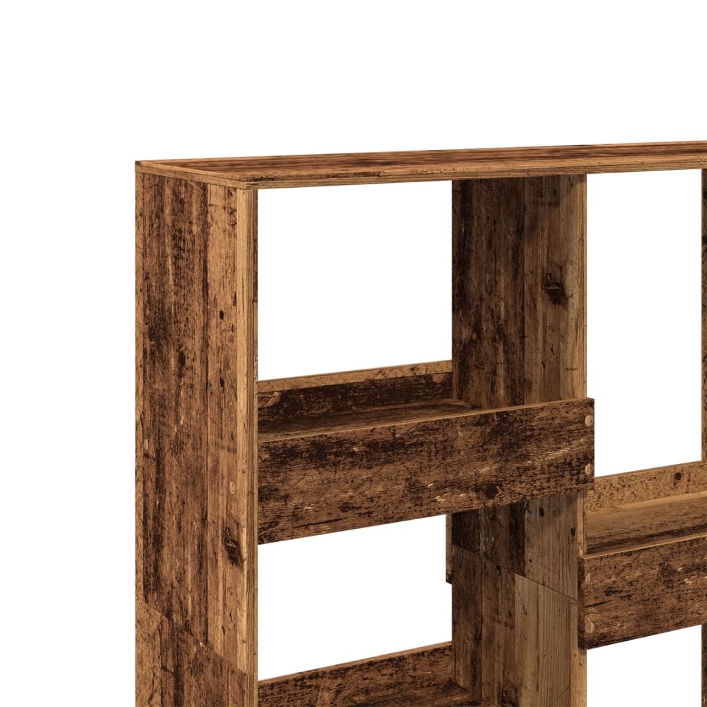 vidaXL Raumteiler Altholz-Optik 100x33x115 cm Holzwerkstoff
