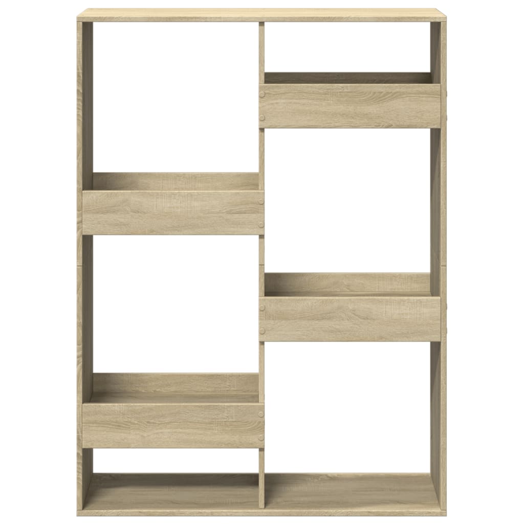 vidaXL Séparateur de pièce Chêne Sonoma 100x33x135 cm Bois d'ingénierie