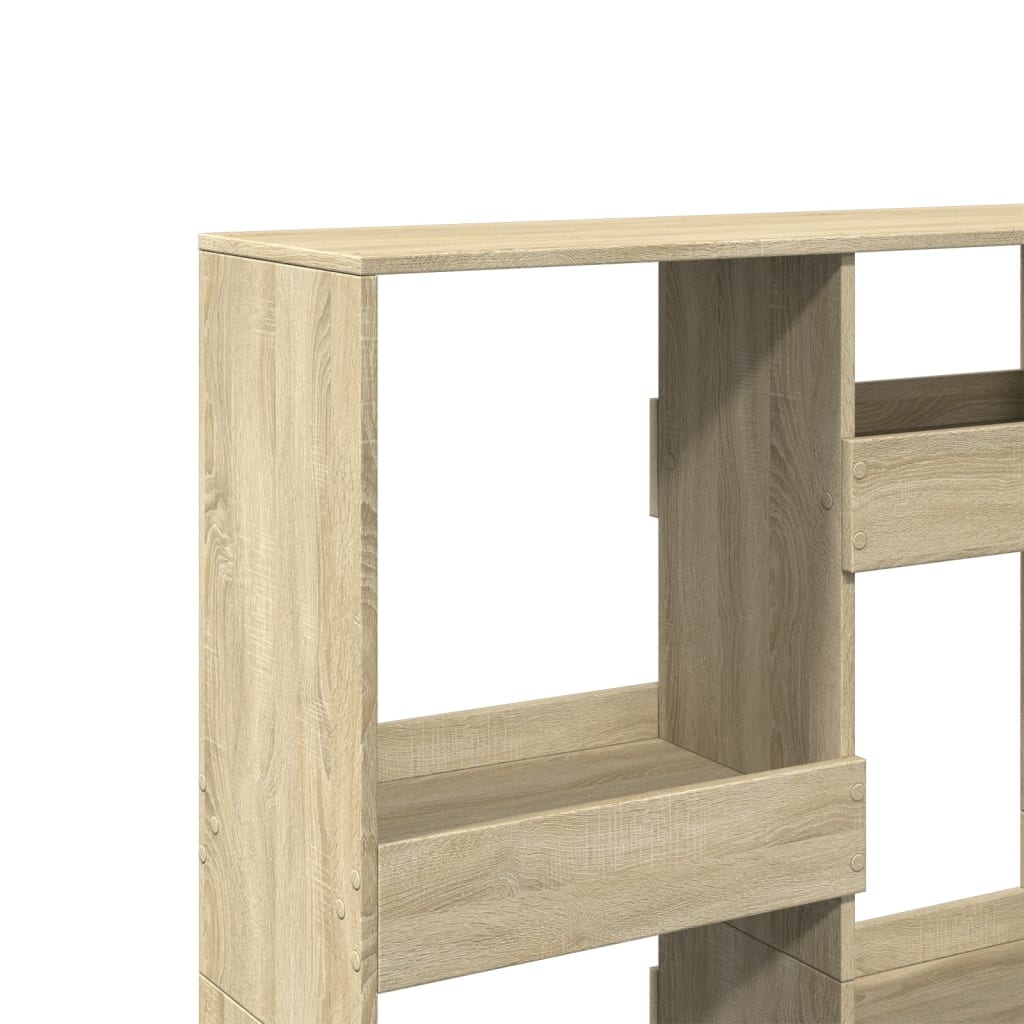 vidaXL Séparateur de pièce Chêne Sonoma 100x33x135 cm Bois d'ingénierie