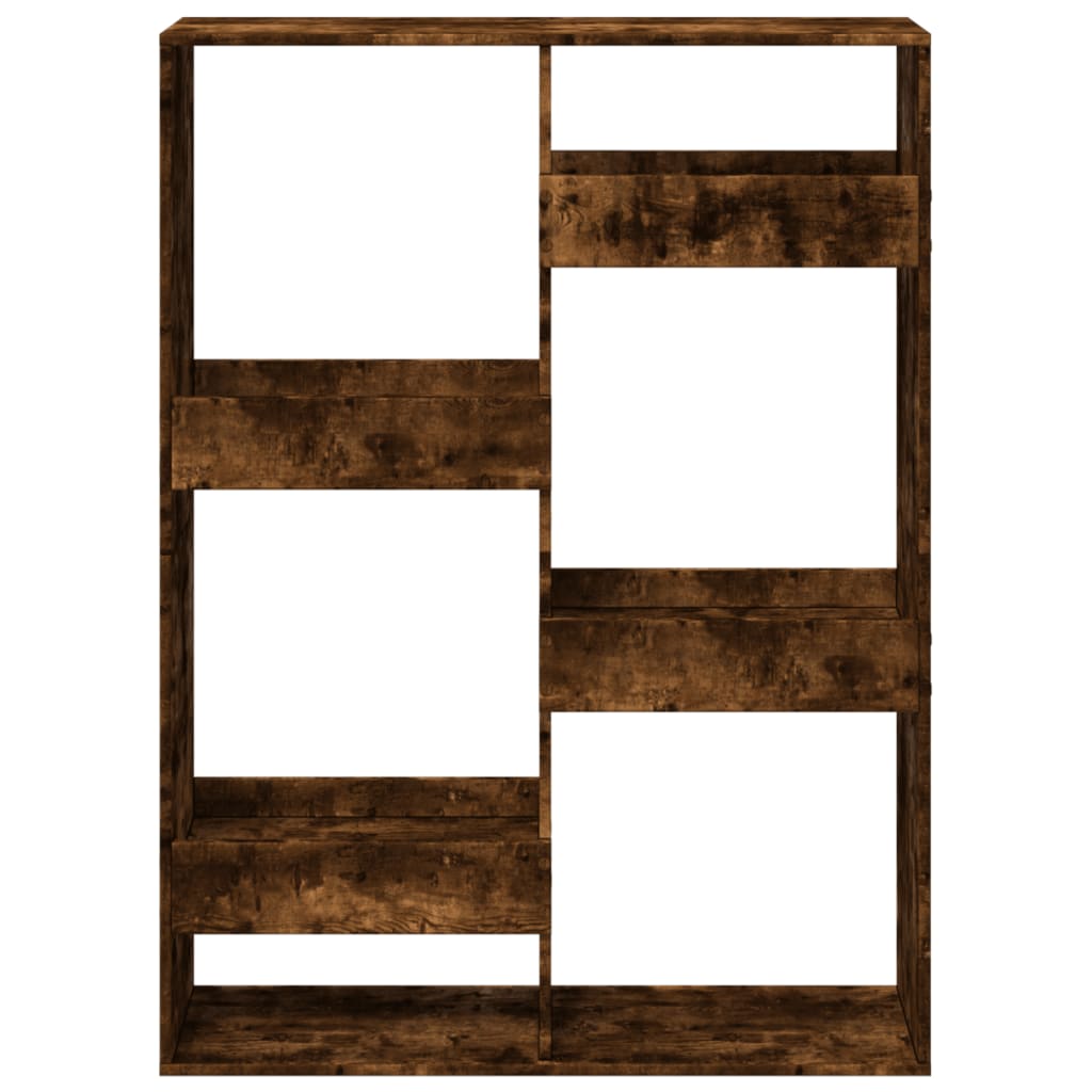 vidaXL Raumteiler Räuchereiche 100x33x135 cm Holzwerkstoff