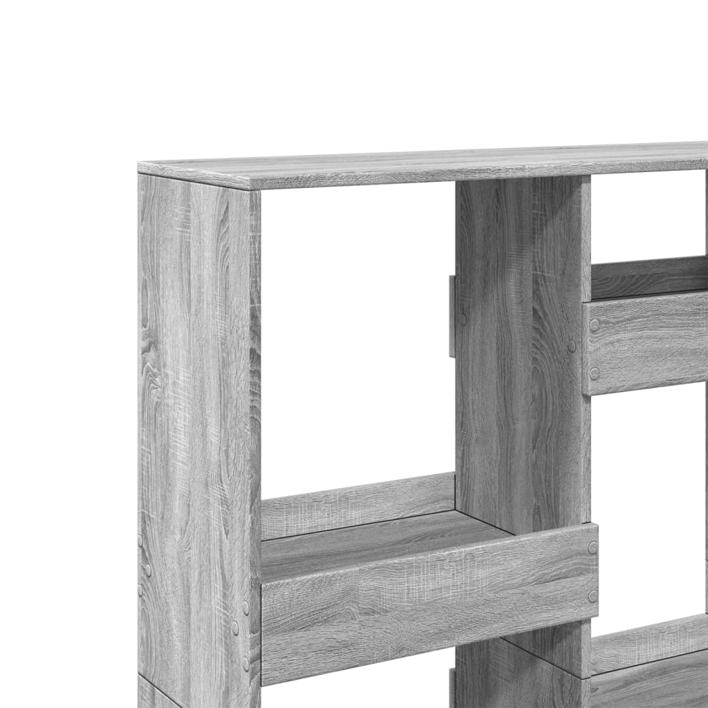 vidaXL Cloison de séparation Gris sonoma 100x33x135 cm Bois d'ingénierie