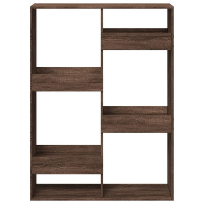 vidaXL Raumteiler Braun Eichen-Optik 100x33x135 cm Holzwerkstoff