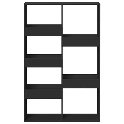 vidaXL Raumteiler Schwarz 100x33x155,5 cm Holzwerkstoff