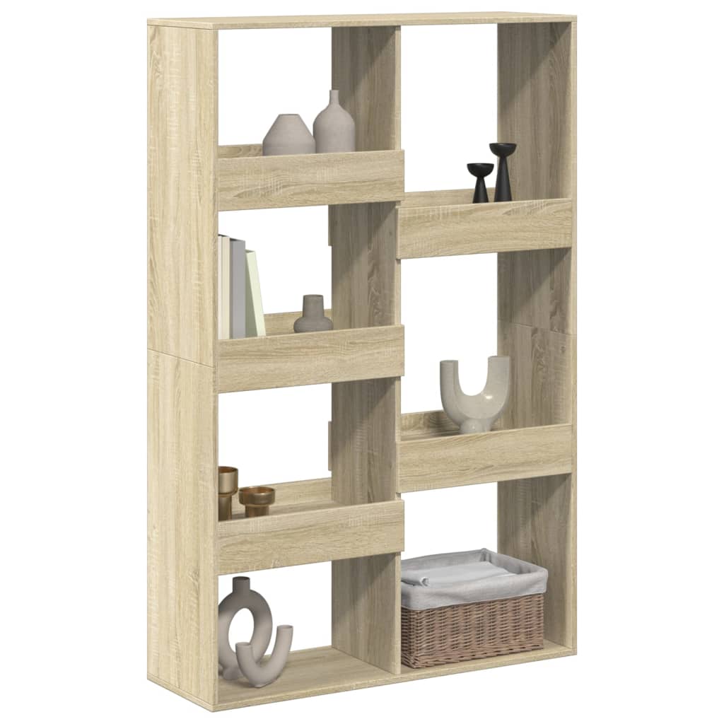 vidaXL Raumteiler Sonoma-Eiche 100x33x155,5 cm Holzwerkstoff