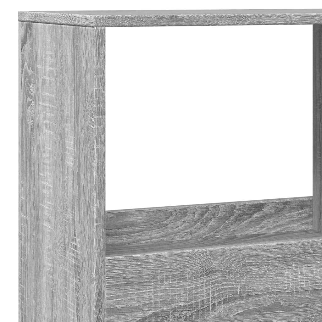 vidaXL Séparateur de pièce Gris Sonoma 100x33x155,5 cm Bois d'ingénierie