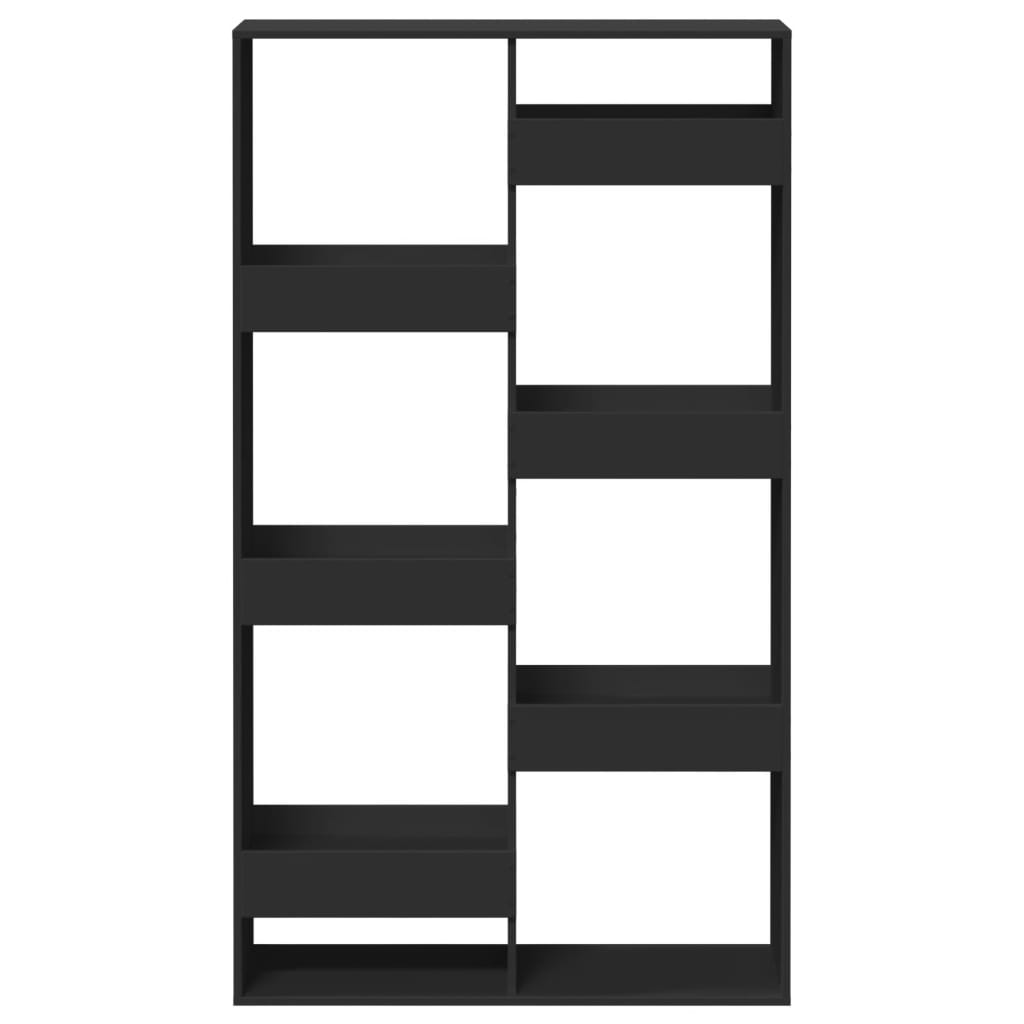 vidaXL Raumteiler Schwarz 100x33x175 cm Holzwerkstoff
