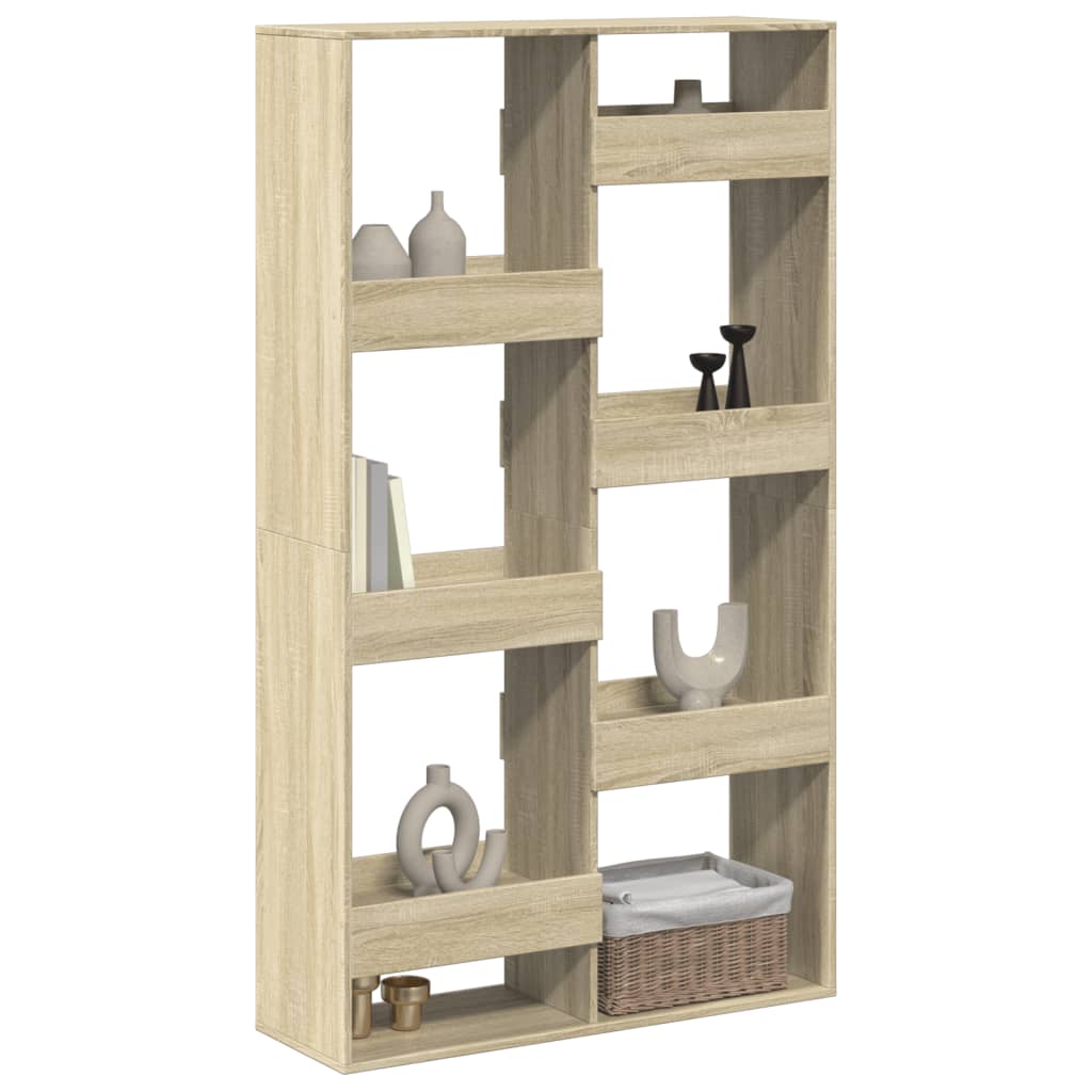 vidaXL Séparateur de pièce Chêne Sonoma 100x33x175 cm Bois d'ingénierie