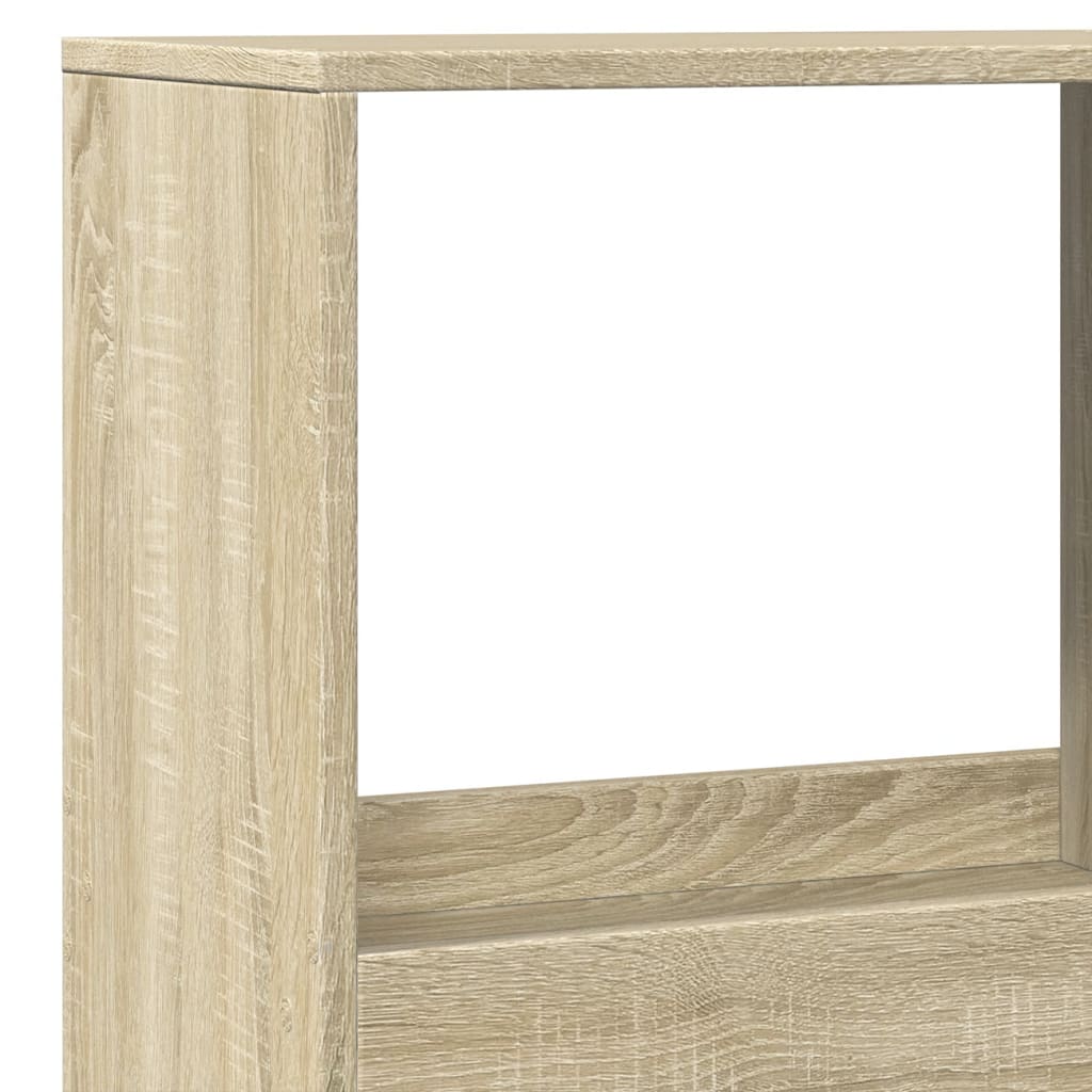 vidaXL Séparateur de pièce Chêne Sonoma 100x33x175 cm Bois d'ingénierie
