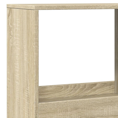 vidaXL Séparateur de pièce Chêne Sonoma 100x33x175 cm Bois d'ingénierie