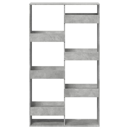 vidaXL Raumteiler Betongrau 100x33x175 cm Holzwerkstoff