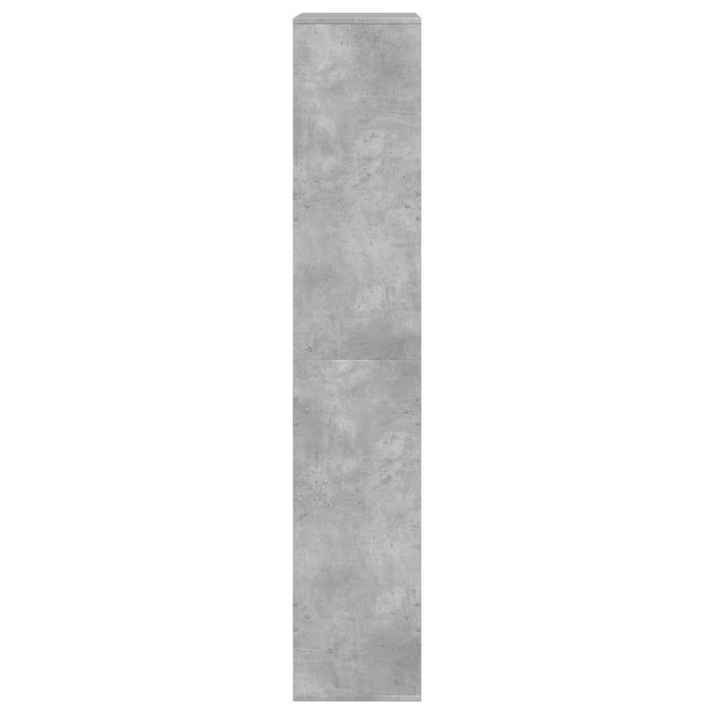 vidaXL Raumteiler Betongrau 100x33x175 cm Holzwerkstoff