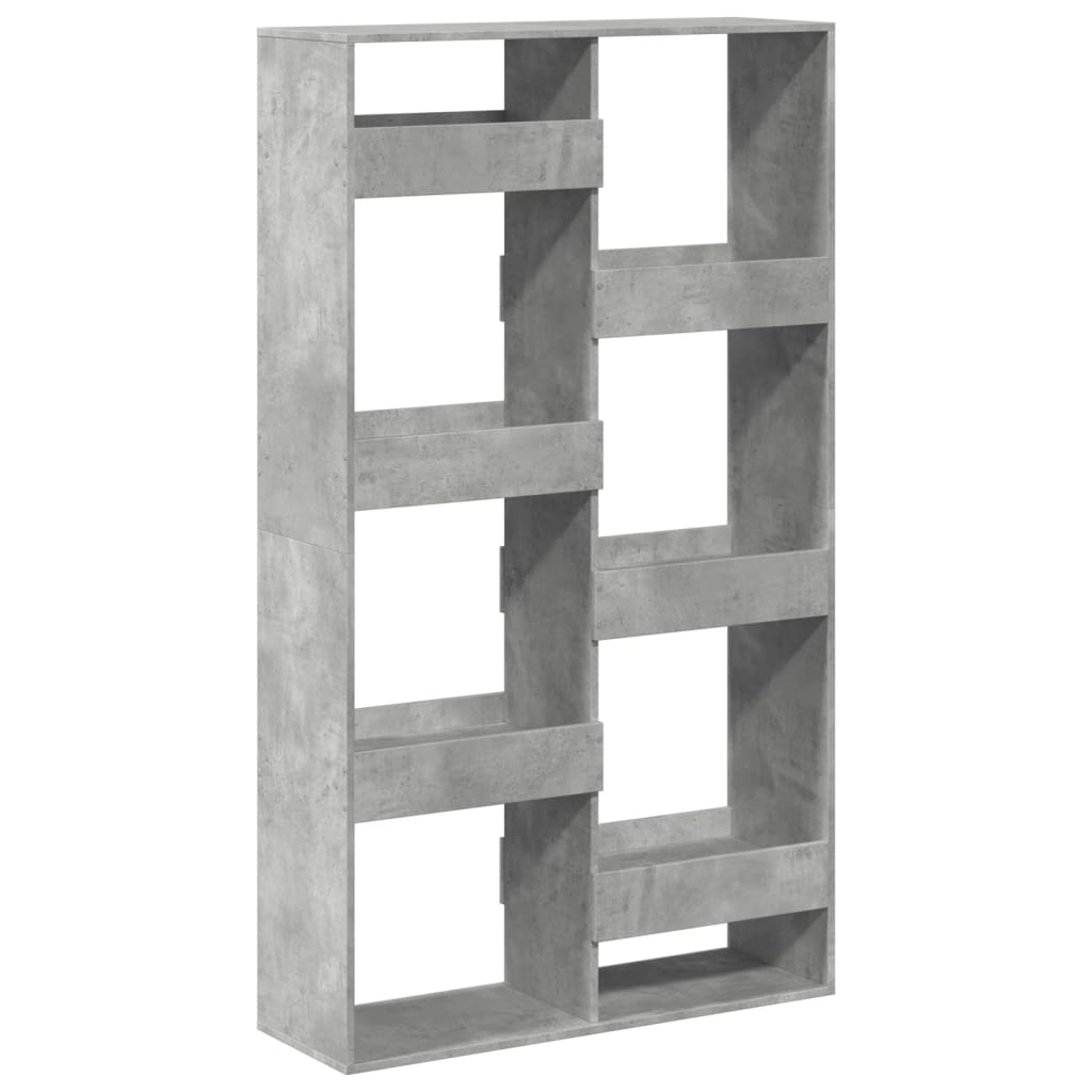 vidaXL Raumteiler Betongrau 100x33x175 cm Holzwerkstoff