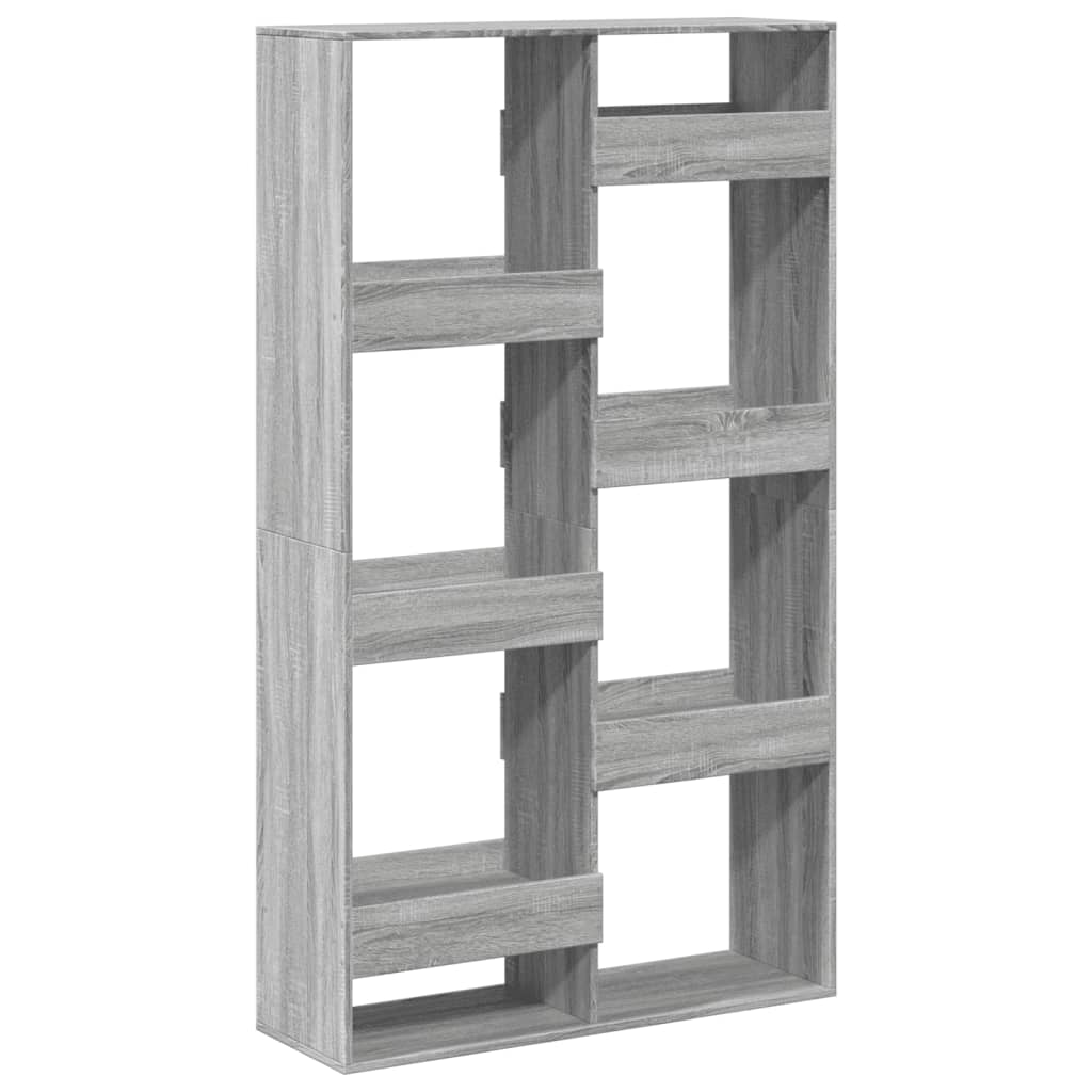 vidaXL Raumteiler Grau Sonoma 100x33x175 cm Holzwerkstoff