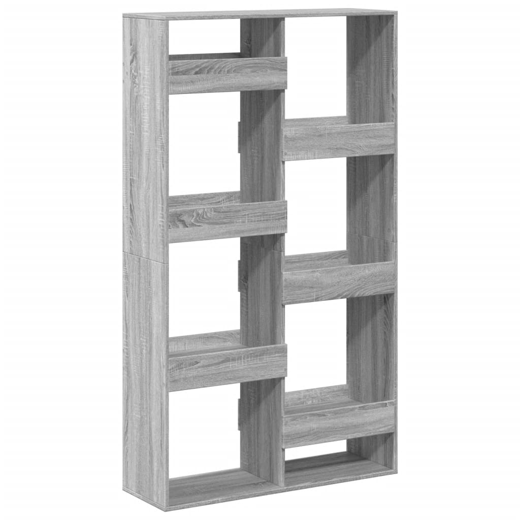 vidaXL Raumteiler Grau Sonoma 100x33x175 cm Holzwerkstoff