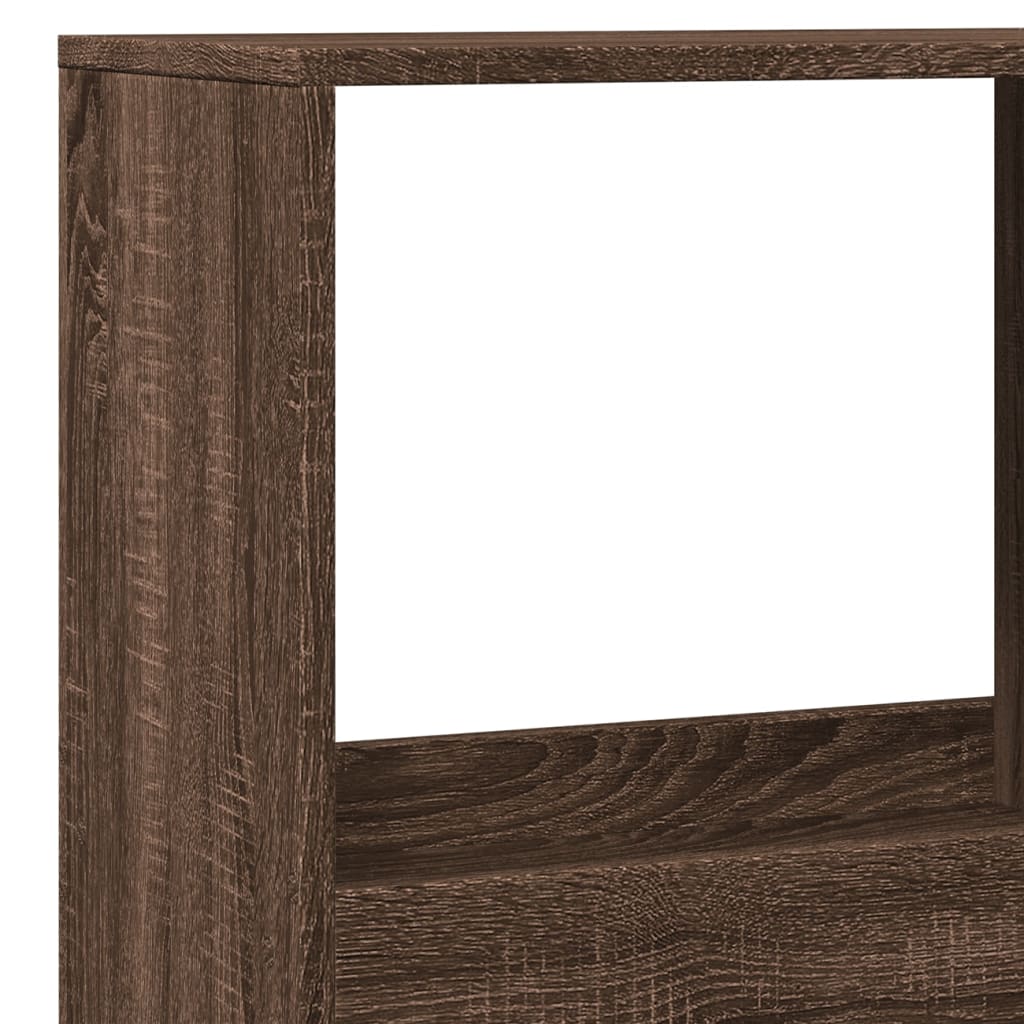 vidaXL Raumteiler Braun Eichen-Optik 100x33x175 cm Holzwerkstoff