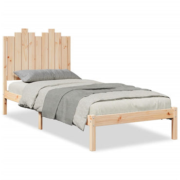 vidaXL Massivholzbett Extra Lang ohne Matratze 100x210 cm