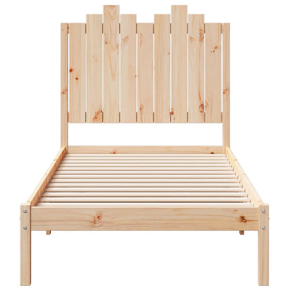 vidaXL Massivholzbett Extra Lang ohne Matratze 100x220 cm
