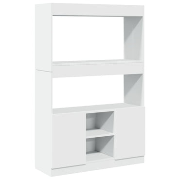 vidaXL Highboard Weiß 92x33x140 cm Holzwerkstoff
