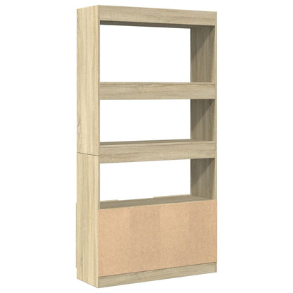 vidaXL Buffet haut chêne Sonoma 92x33x180 cm Aggloméré