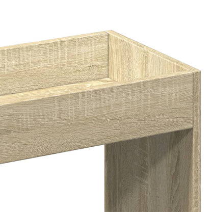 vidaXL Buffet haut chêne Sonoma 92x33x180 cm Aggloméré