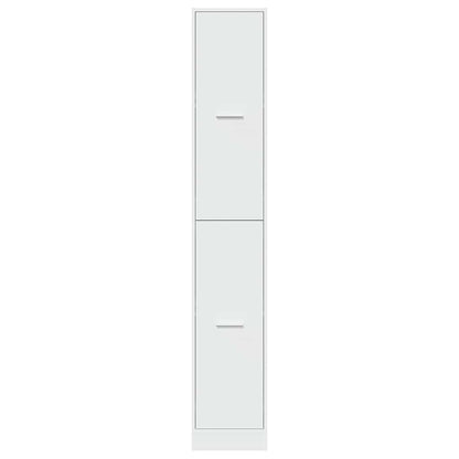 vidaXL Apothekerschrank Weiß 30 x 41 x 174,5 cm Holzwerkstoff