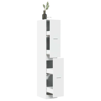 vidaXL Apothekerschrank Weiß 30 x 41 x 174,5 cm Holzwerkstoff
