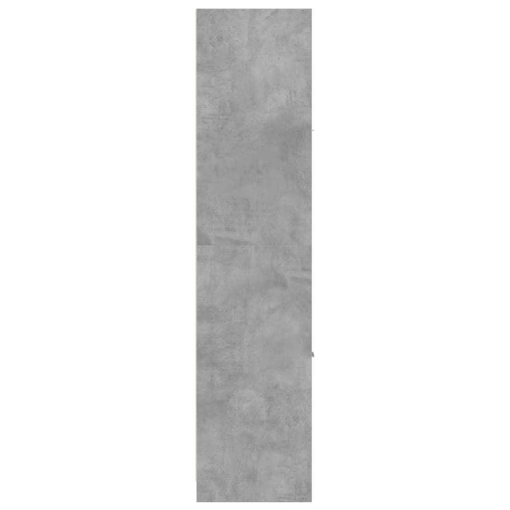 vidaXL Apothekerschrank Betongrau 30x41x174,5 cm Holzwerkstoff
