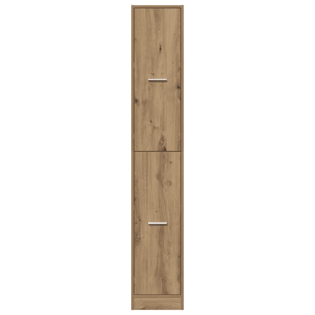 Apothekerschrank Artisan-Eiche 30x41x174,5 cm Holzwerkstoff