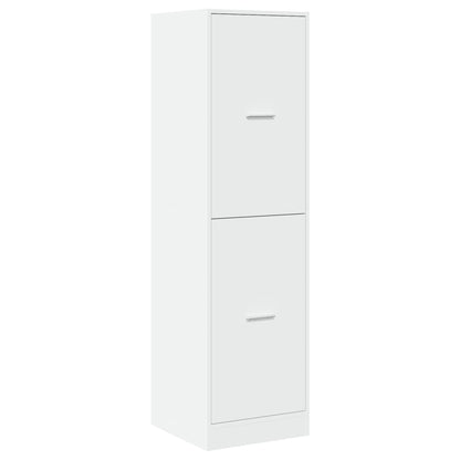 vidaXL Armoire de pharmacie blanche 40x41x144,5 cm Bois d'ingénierie