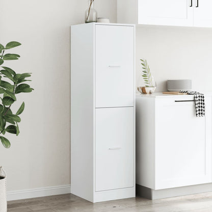 vidaXL Armoire de pharmacie blanche 40x41x144,5 cm Bois d'ingénierie