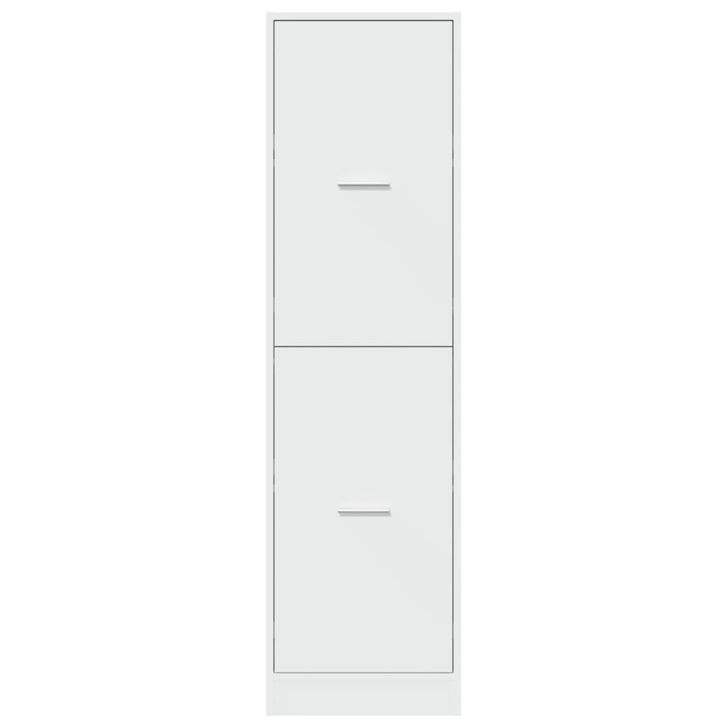 vidaXL Armoire de pharmacie blanche 40x41x144,5 cm Bois d'ingénierie