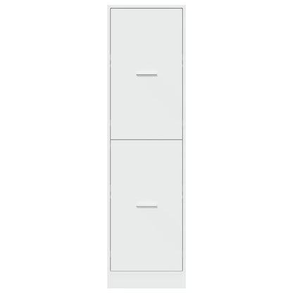 vidaXL Armoire de pharmacie blanche 40x41x144,5 cm Bois d'ingénierie