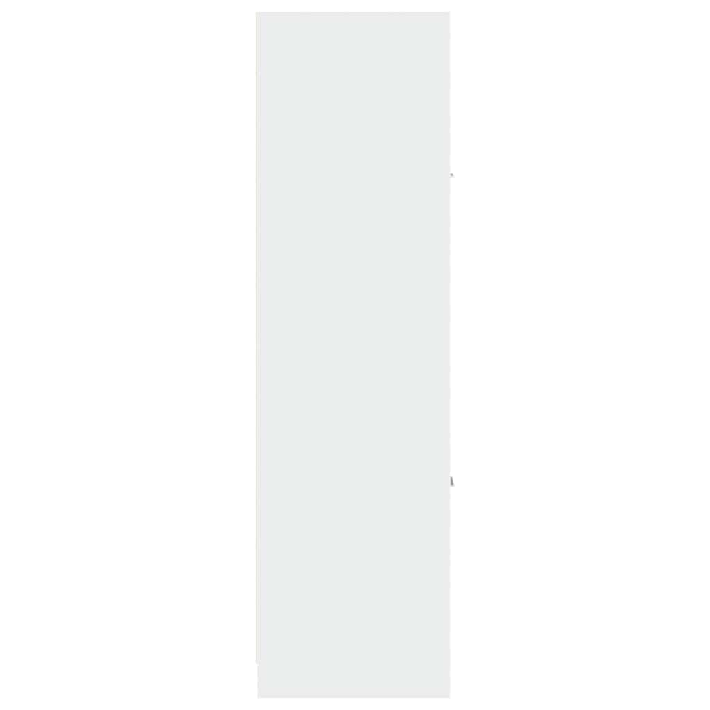 vidaXL Armoire de pharmacie blanche 40x41x144,5 cm Bois d'ingénierie