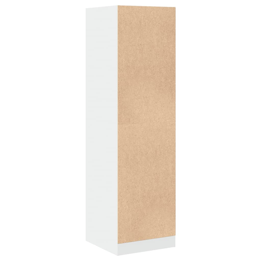vidaXL Armoire de pharmacie blanche 40x41x144,5 cm Bois d'ingénierie