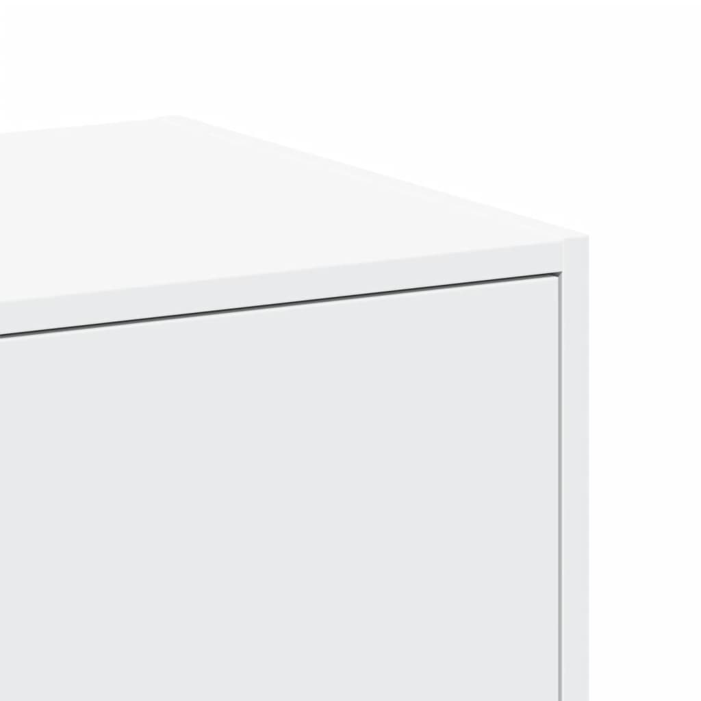 vidaXL Armoire de pharmacie blanche 40x41x144,5 cm Bois d'ingénierie