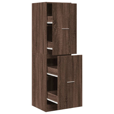 vidaXL Commode de pharmacien aspect chêne 40x41x144,5 cm Bois d'ingénierie