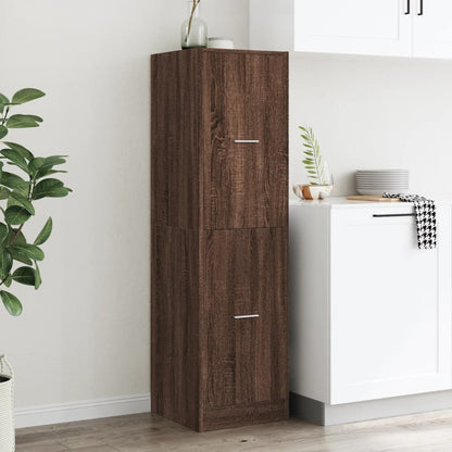 vidaXL Commode de pharmacien aspect chêne 40x41x144,5 cm Bois d'ingénierie