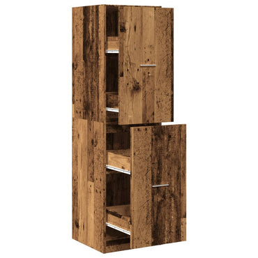 vidaXL Armoire de pharmacie aspect bois de récupération 40x41x144,5 cm Bois d'ingénierie