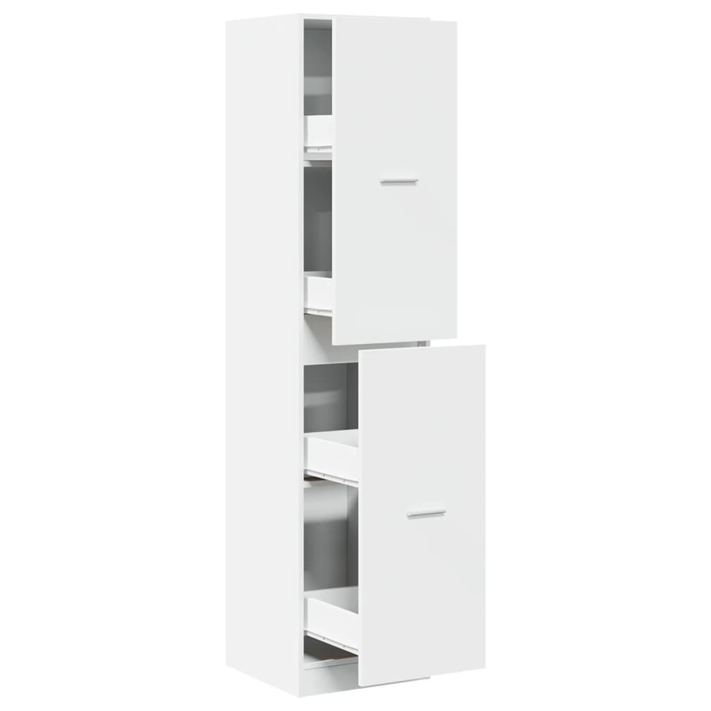 vidaXL Armoire de pharmacie Blanc 40x41x174,5 cm Bois d'ingénierie