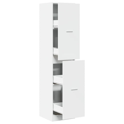 vidaXL Armoire de pharmacie Blanc 40x41x174,5 cm Bois d'ingénierie