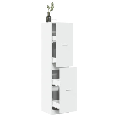 vidaXL Armoire de pharmacie Blanc 40x41x174,5 cm Bois d'ingénierie