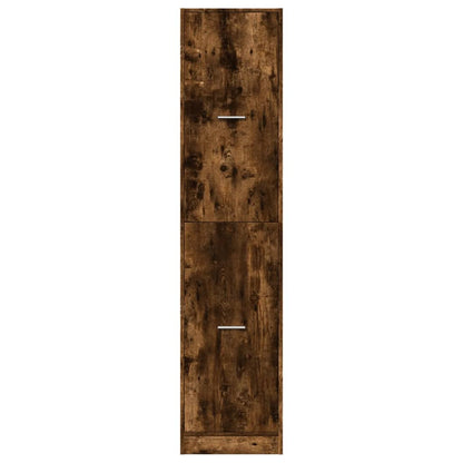 vidaXL Apothekerschrank Räuchereiche 40x41x174,5 cm Holzwerkstoff