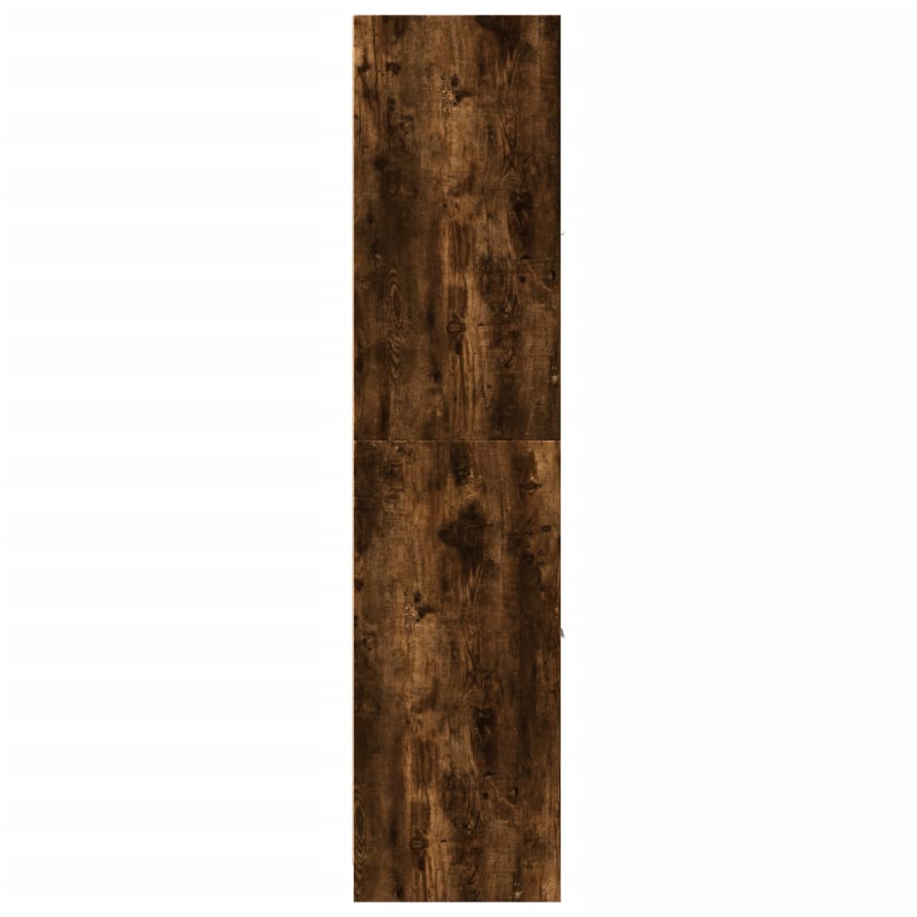 vidaXL Apothekerschrank Räuchereiche 40x41x174,5 cm Holzwerkstoff