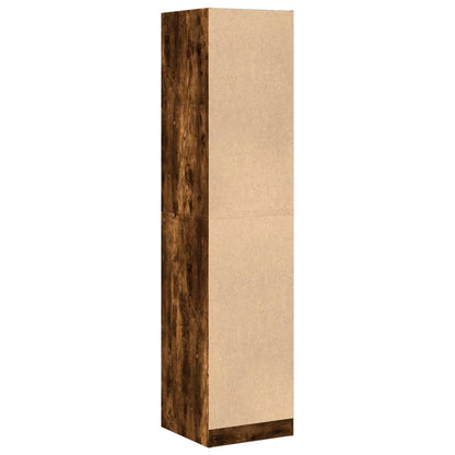 vidaXL Apothekerschrank Räuchereiche 40x41x174,5 cm Holzwerkstoff