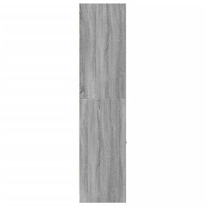 vidaXL Apothekerschrank Grau Sonoma 40x41x174,5 cm Holzwerkstoff