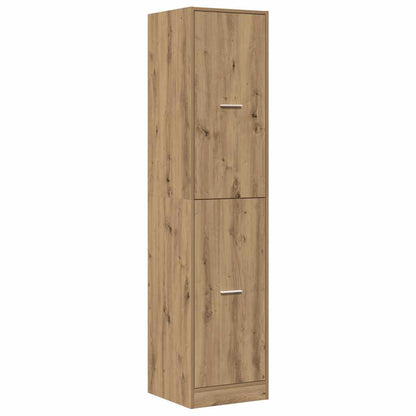 vidaXL Apothekerschrank Artisan-Eiche 40x41x174,5 cm Holzwerkstoff