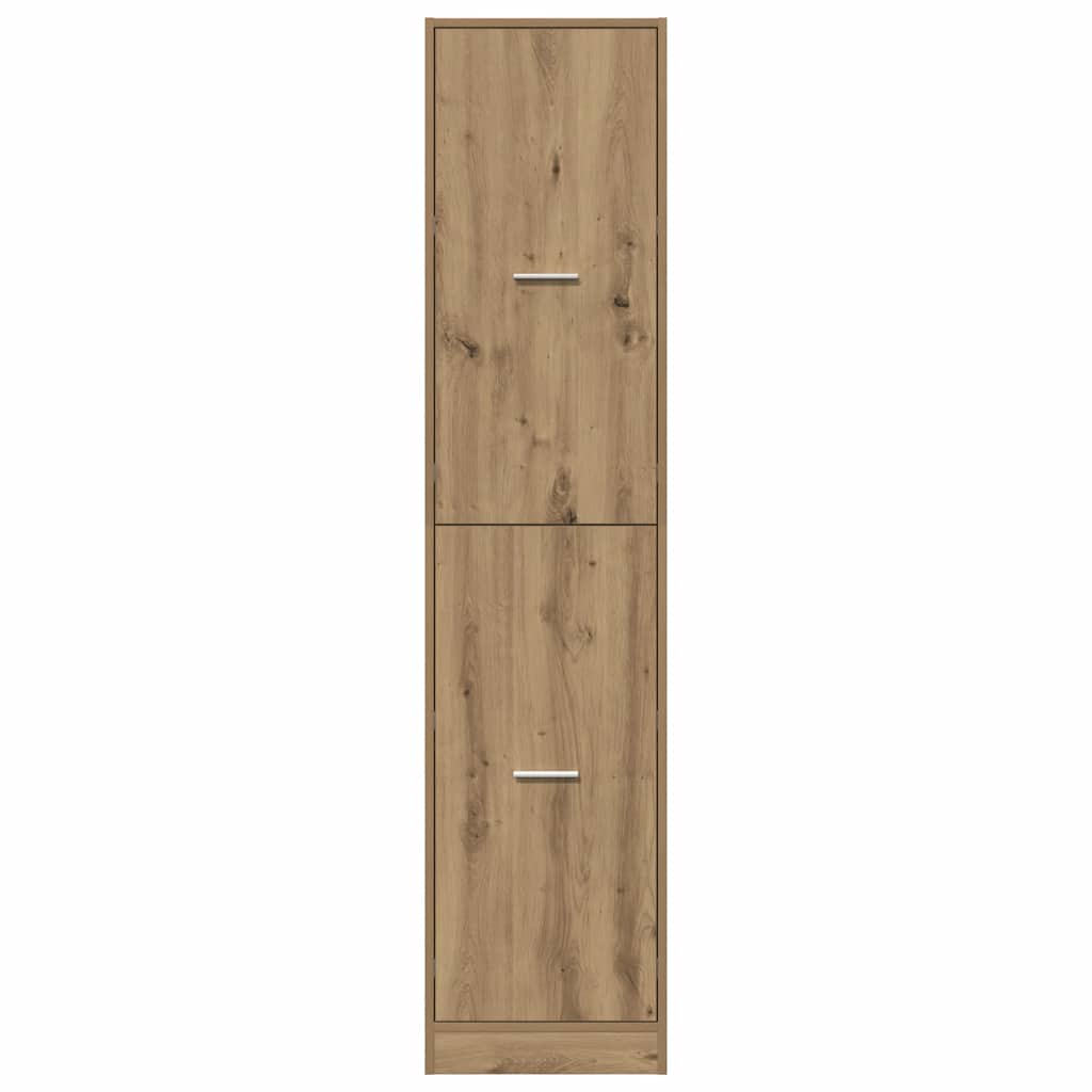 vidaXL Apothekerschrank Artisan-Eiche 40x41x174,5 cm Holzwerkstoff