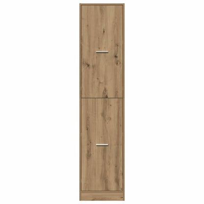 vidaXL Apothekerschrank Artisan-Eiche 40x41x174,5 cm Holzwerkstoff